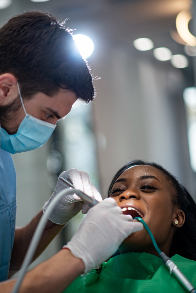 Patient in dental checkup in North York